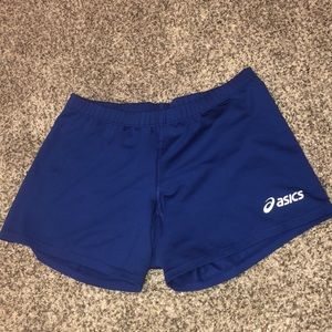 Blue ASICS spandex